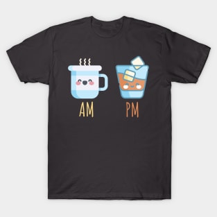 AM PM Whiskey. T-Shirt